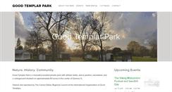 Desktop Screenshot of goodtemplarpark.org