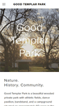 Mobile Screenshot of goodtemplarpark.org